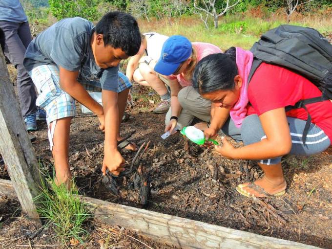 Ballinger in Surama Guyana with Wildlife Club